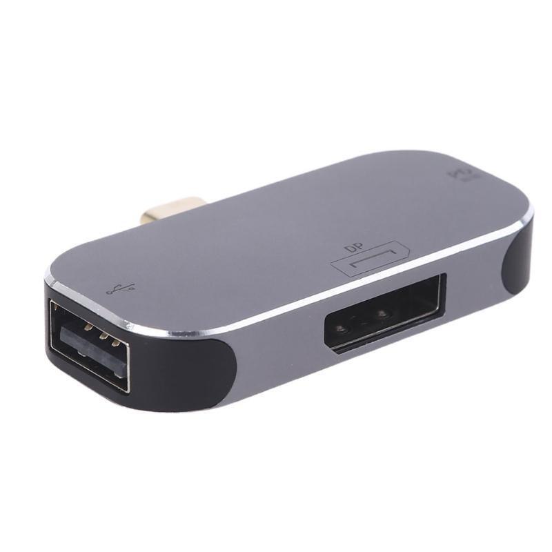 Mini Cellphone Converter Type C to DP USB2.0 Converter Tablet Charging Adapter