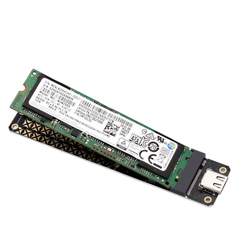 JMS580 Controller NGFF M.2 B-key SSD to USB3.1 TYPE-C  10Gb Adapter Converter