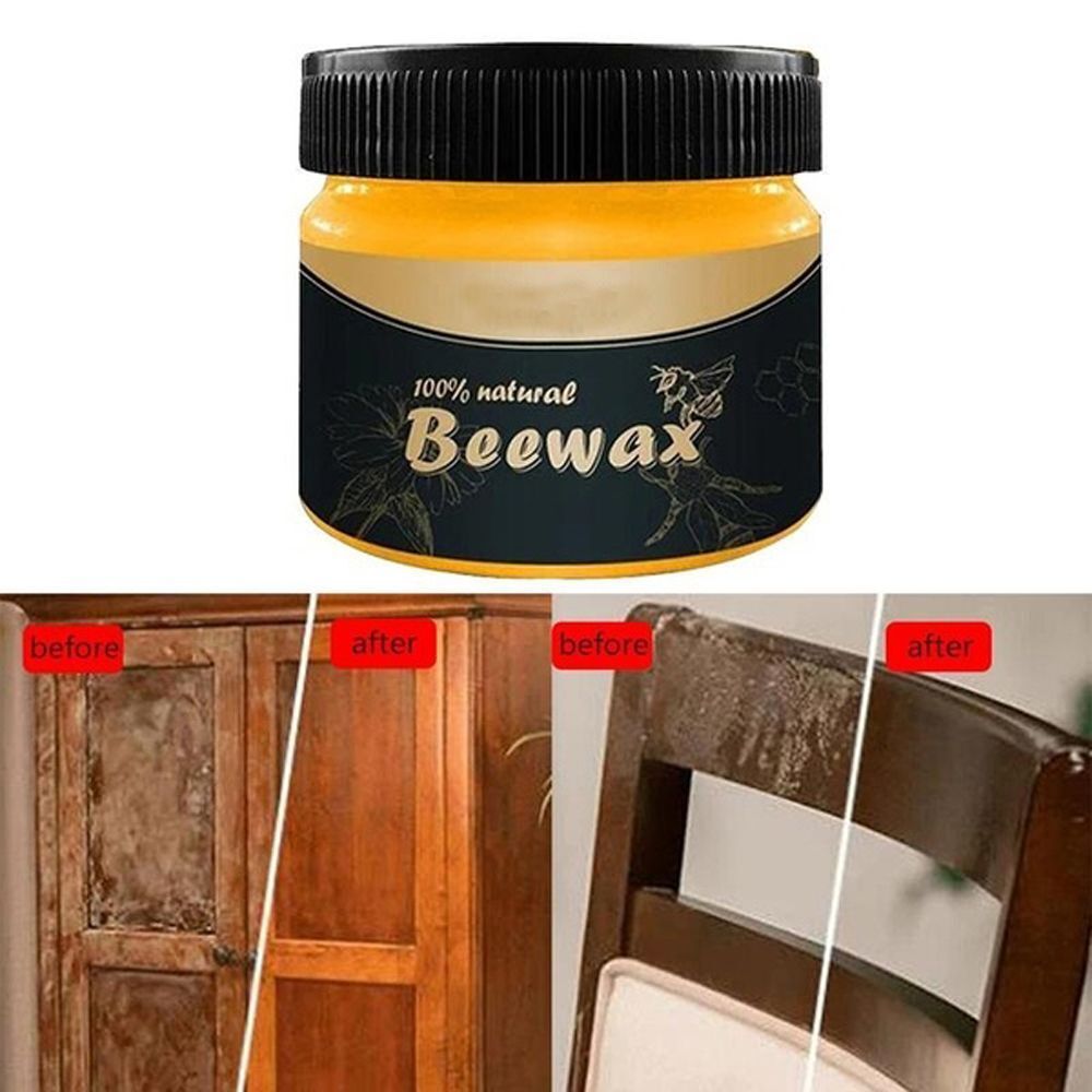 Cleaning Sponge Wood Seasoning Beewax Furniture Care Polishing Wax Waxing Wax