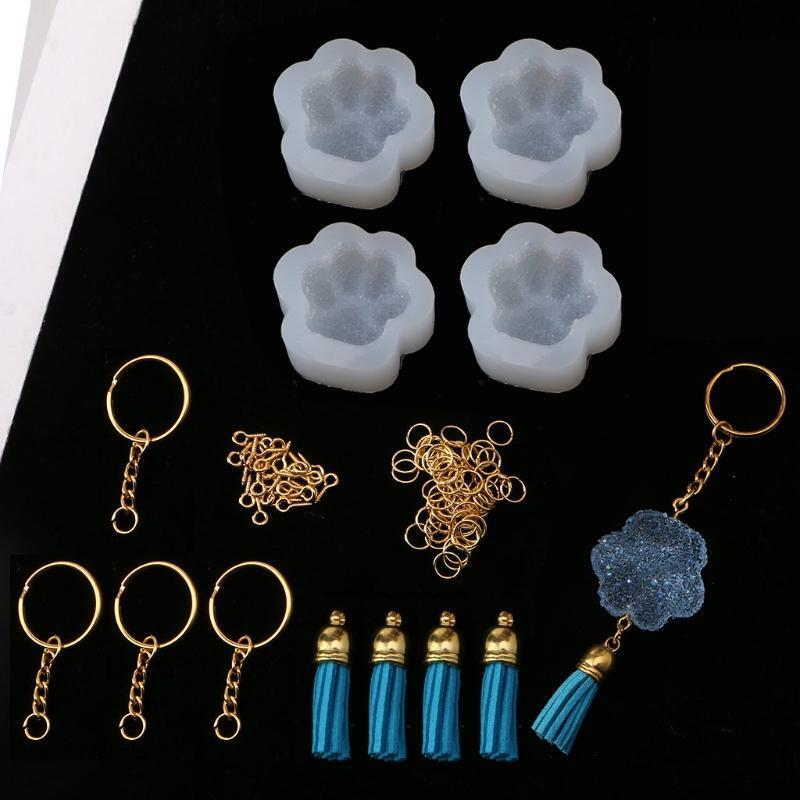 Diamond Cat Claw Silicone Mold Quicksand Material Flash Diamond Cat Claw Jewelry