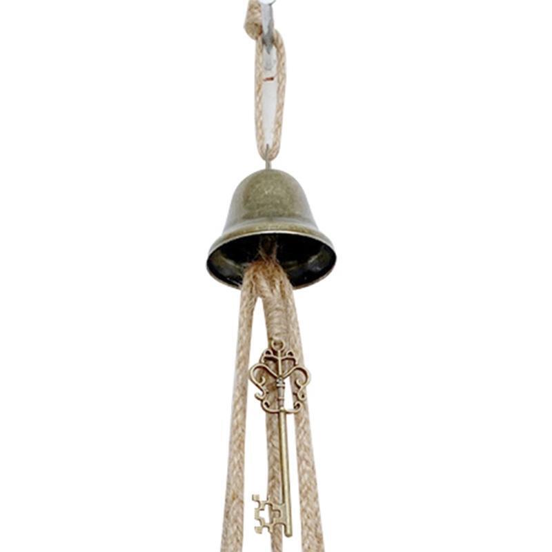 Wind Chimes Hemp Rope Bell Door Charm Witchcraft Decor Home Wall Hanging