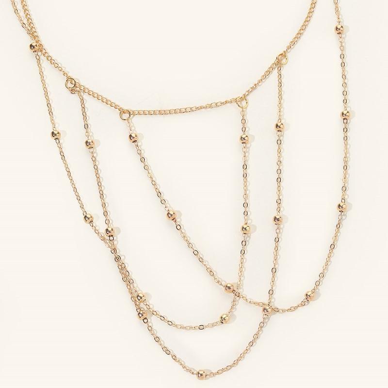 Bikini Leg Chain with Dangle Beaded Pendant Thigh Chain Party Decor for Girls
