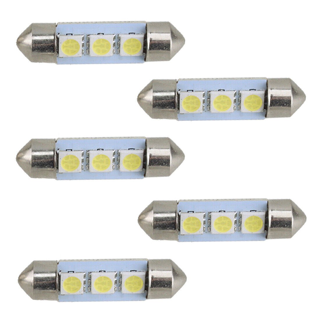 42Pcs Combo LED Car Interior Inside Light Dome Map Door License Plate Lights