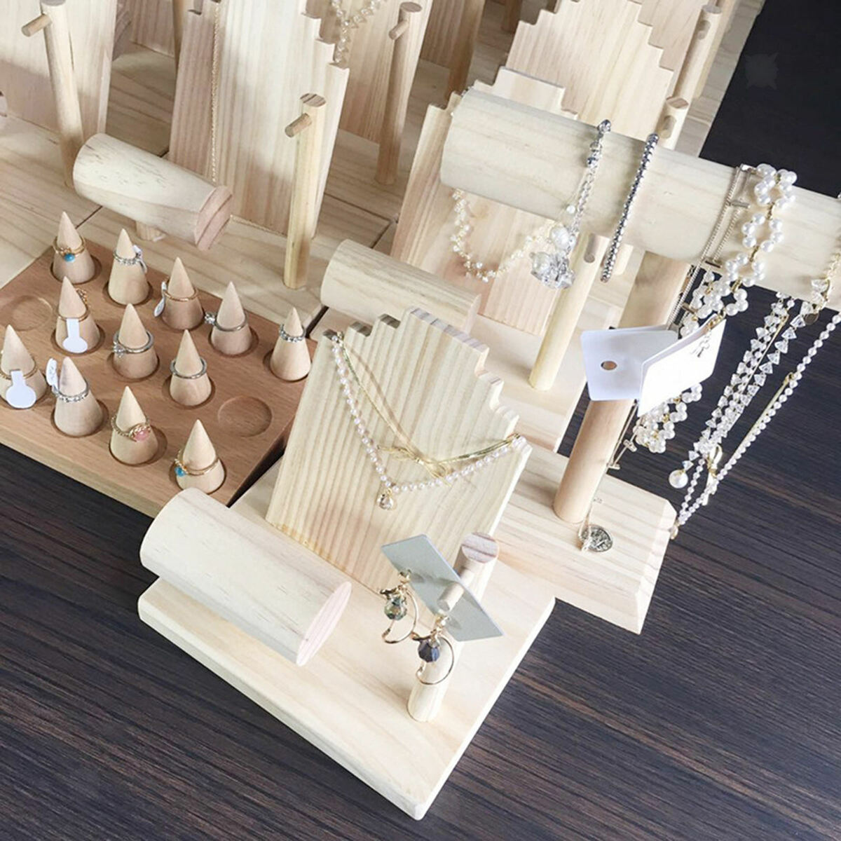 Jewelry Display Stand  Rack Showcase for Earrings Necklace Bangle