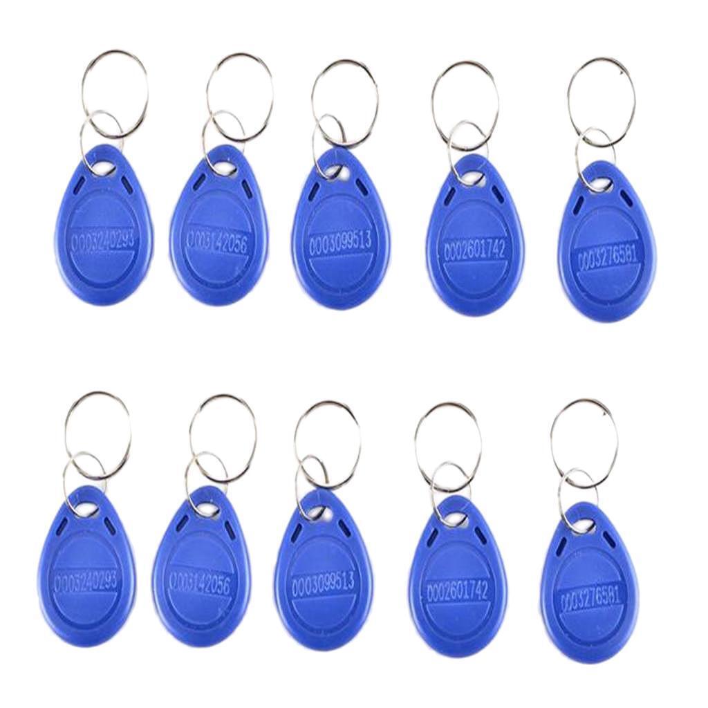 100 Pieces 125 KHz   EM4100 EM4102 Access Control System Key Fobs for Home