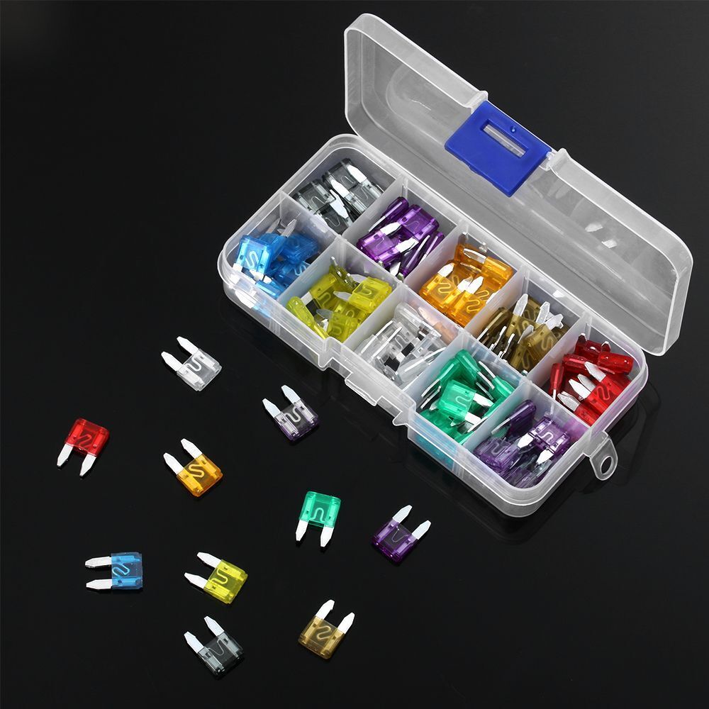 Truck Motorcycle AUTO Blade FUSES Kit Car Fuse  Assortment Case Assorted