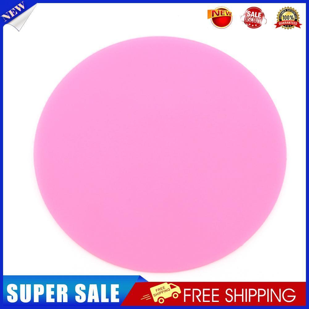 Foldable Silicone Paint Palette Mat Nail Art Stamping Pad DIY Tool(Pink)