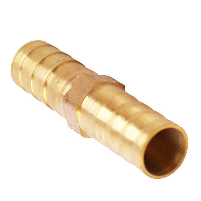 8pcs Brass 5/16" 8mm Straight Hose Barb Fitting Reducer Adapter Connector