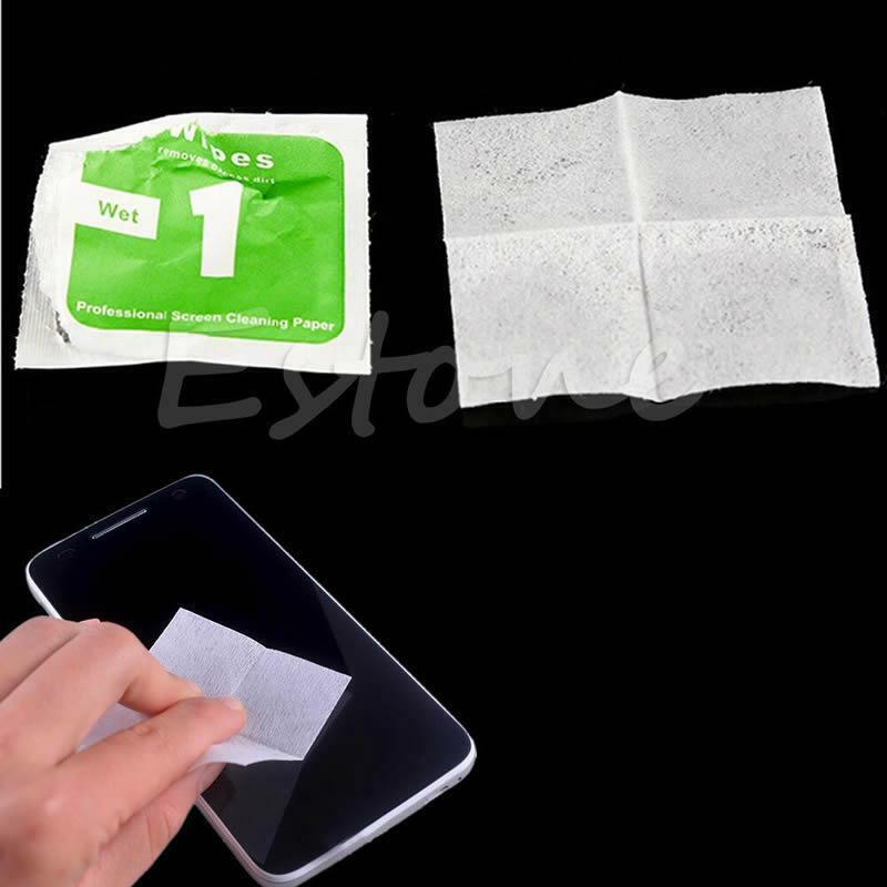 400xCamera Lens Phone LCD Screen Dust Removal Dry Wet Cleaning Cloth Paper Wipes