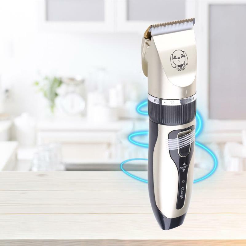 Dog Hair Trimmer Electric Pet Hair Clipper Kit Dog Grooming Shaver Scissors Comb