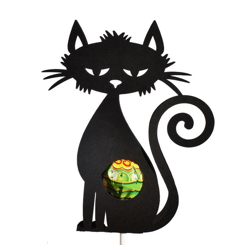 Cat Lollipop Holder Metal Cutting Dies Photo Album Decoration Accessories DIY