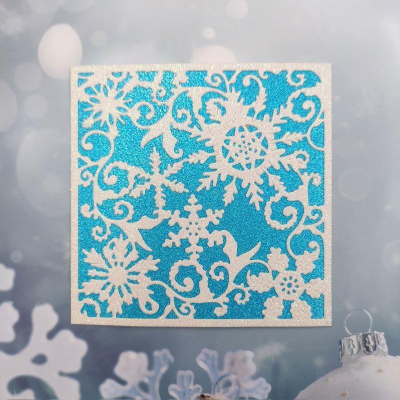 Snowflake Pattern Cutting Dies Embossing Stencil Template for DIY Paper Arts
