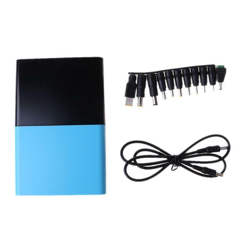 QC 3.0 USB DC 1-24V Output 12x 18650 Batteries DIY Power Bank for Laptop Phone