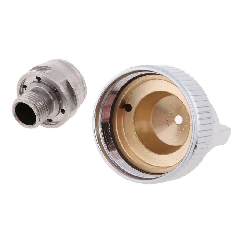 HVLP Gravity Feed Air Spray Gun Nozzle Replace Nozzle Kit 1.4 mm/1.7mm/2.0mm