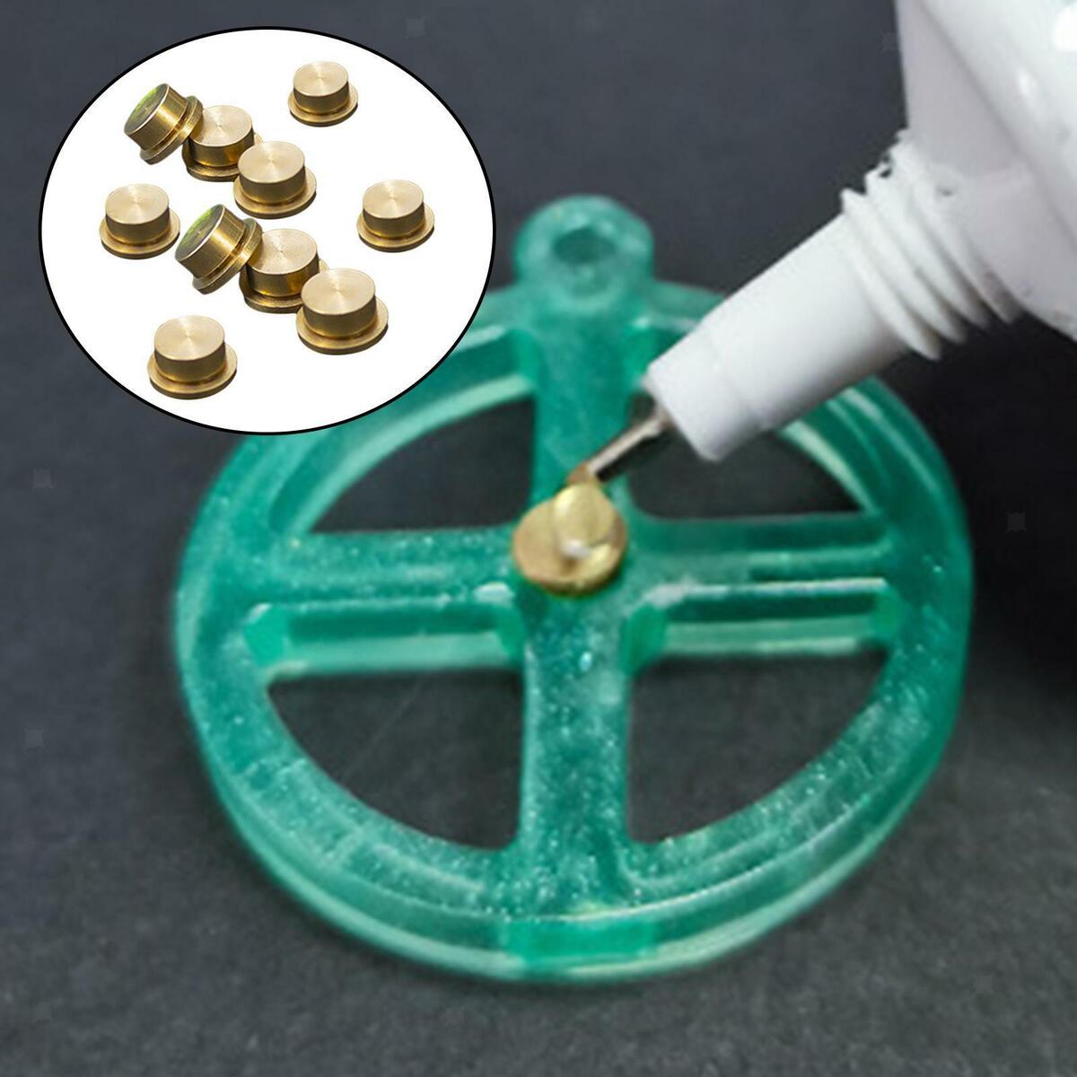 10x Mini Bearing Rotating Necklace Bearing Copper Metallurgical Part