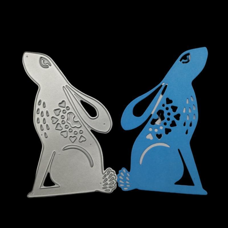 Easter Heart Bunny Metal Cutting Dies Stencil DIY Scrapbooking Album Paper Card