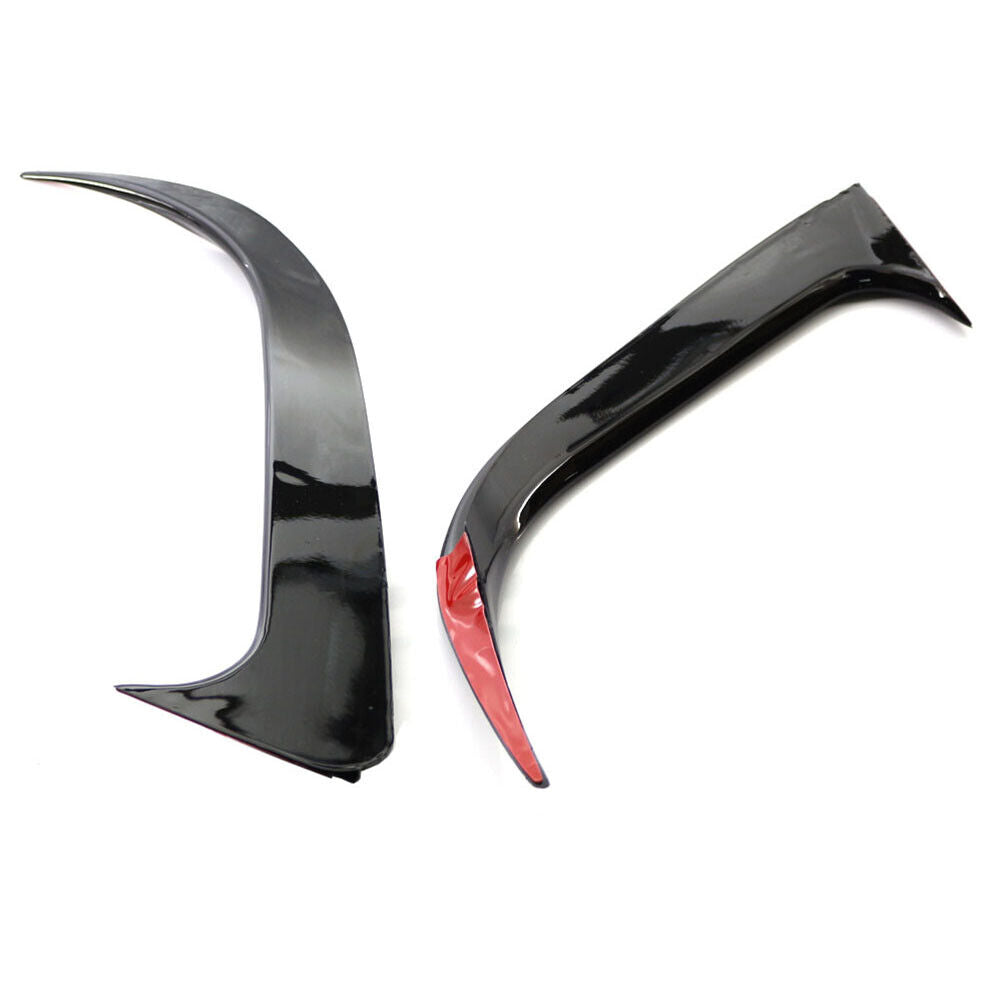 Rear Bumper Vent Canards for Mercedes-Benz CLA 200 AMG 14-18 (Gloss Black)
