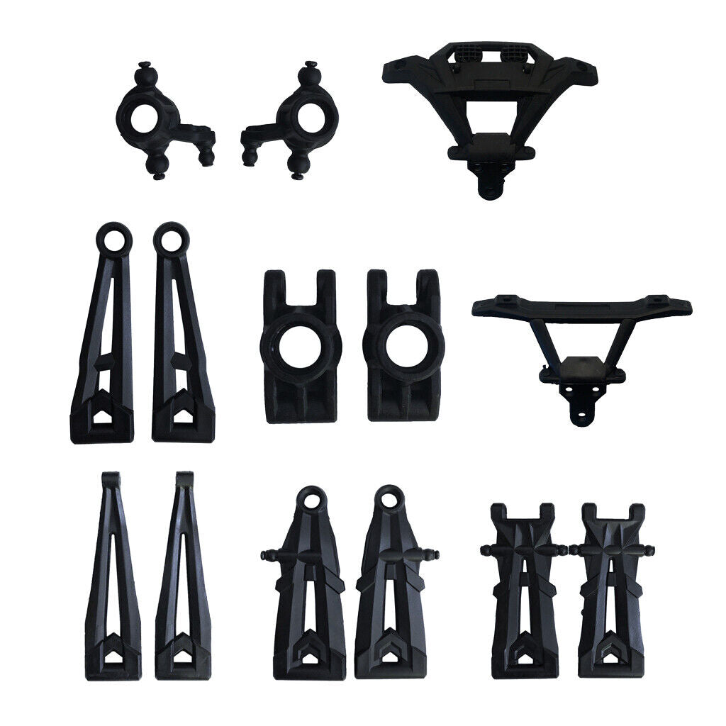 Bumper Upper Arm Steering cup kit DIY Upgrade  for Xinlehong 9125