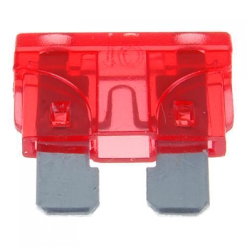 10 Pieces 10A 32V Red Standard Blade Fuses Kit Replacement Automobile SUV