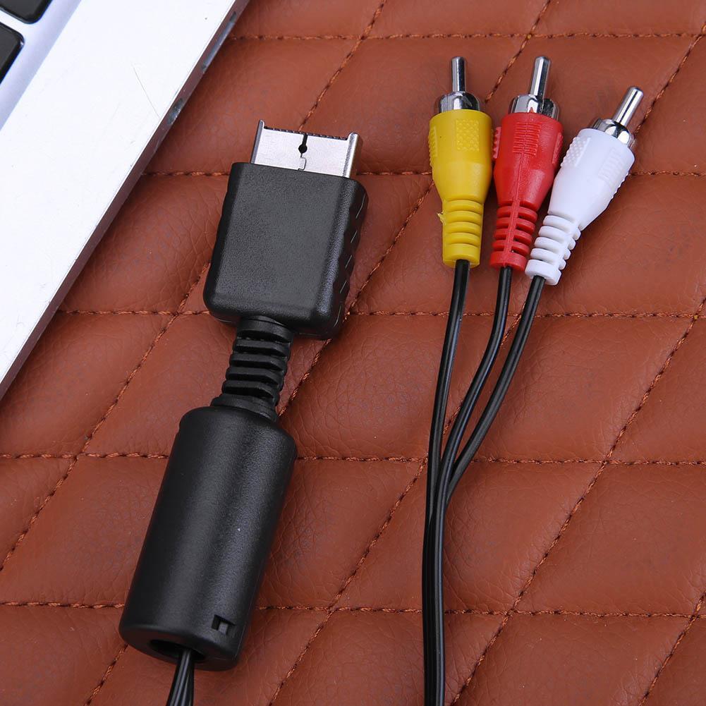 Audio Video to RCA AV Adapter Cable for PS2/3 Game Console