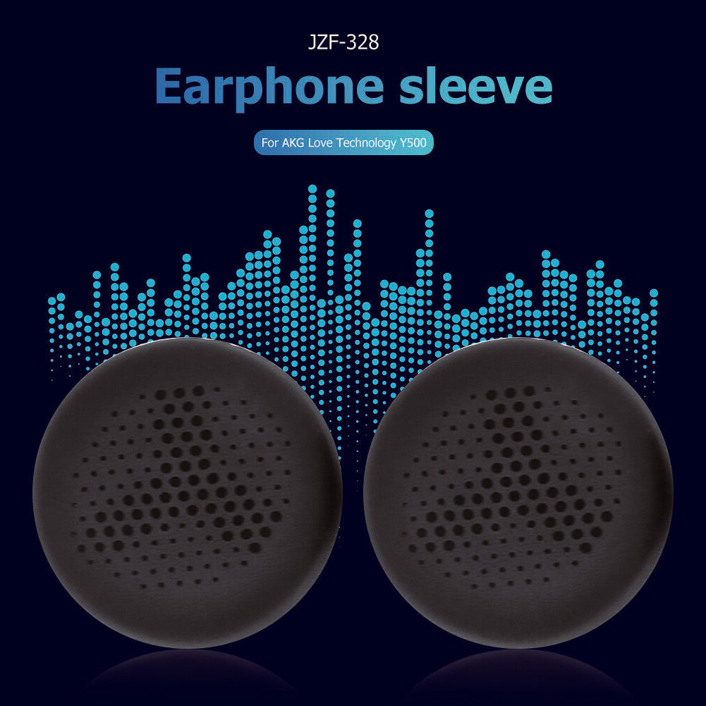 1Pair Protein Leather Replacement Ear Pads Cushions for AKG Y500 Headphones