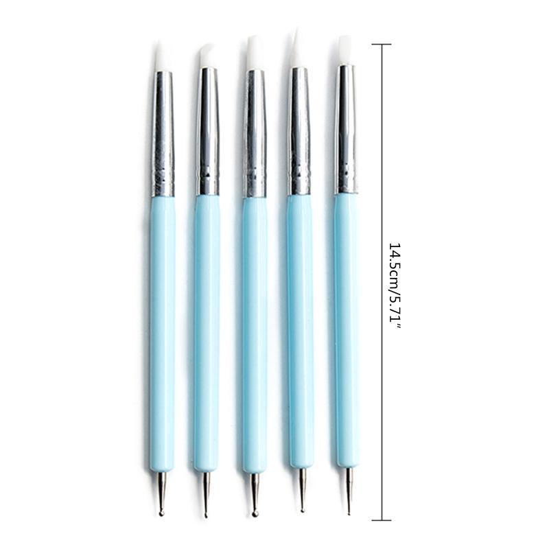 5 Pieces Essential Clay Tools Kit  Professional Clay Dotting Sculpting Tools
