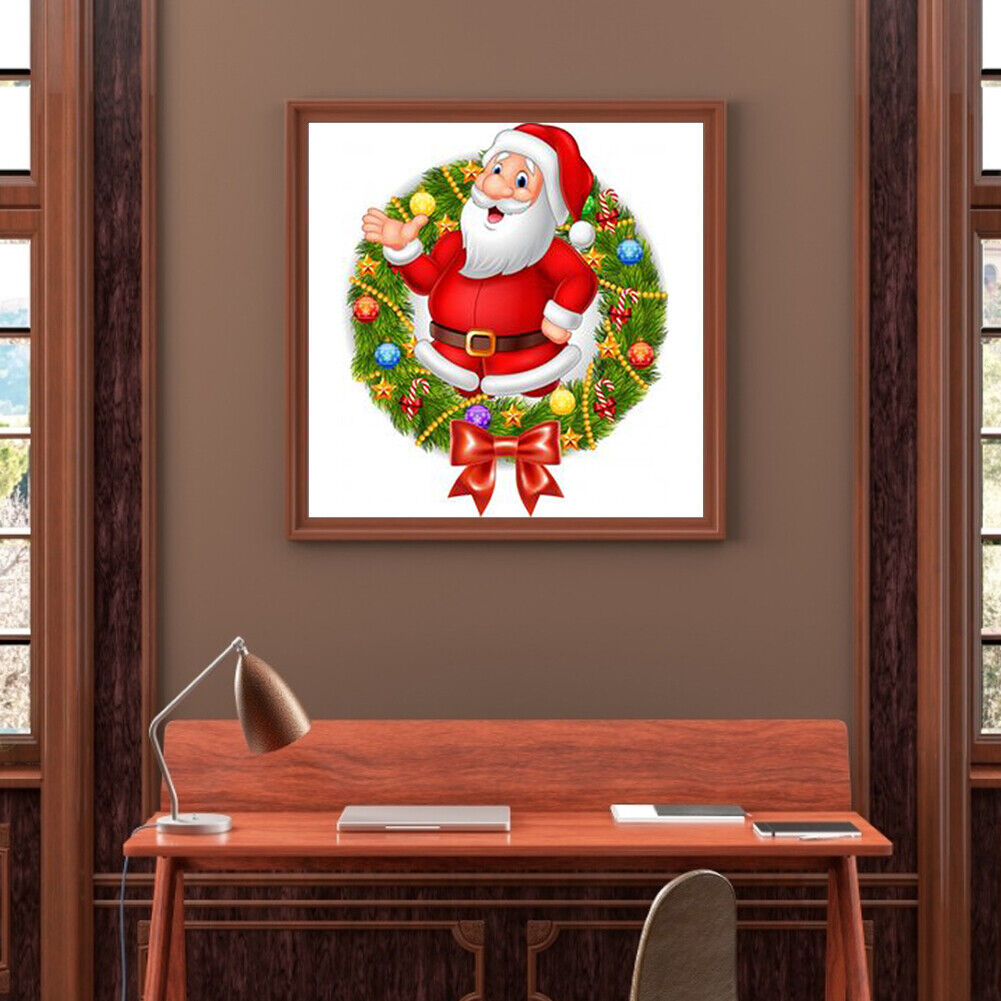 DIY Round Diamond Painting Santa Claus Star Full Drill Rhinestone (E623)