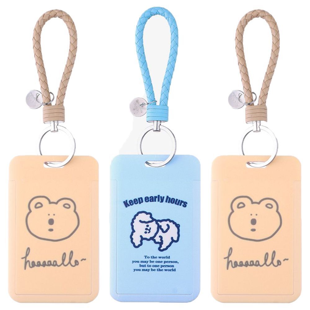Cartoon Creative Bank Card ID Card Sleeve Credit ID Card Holder Protective Case