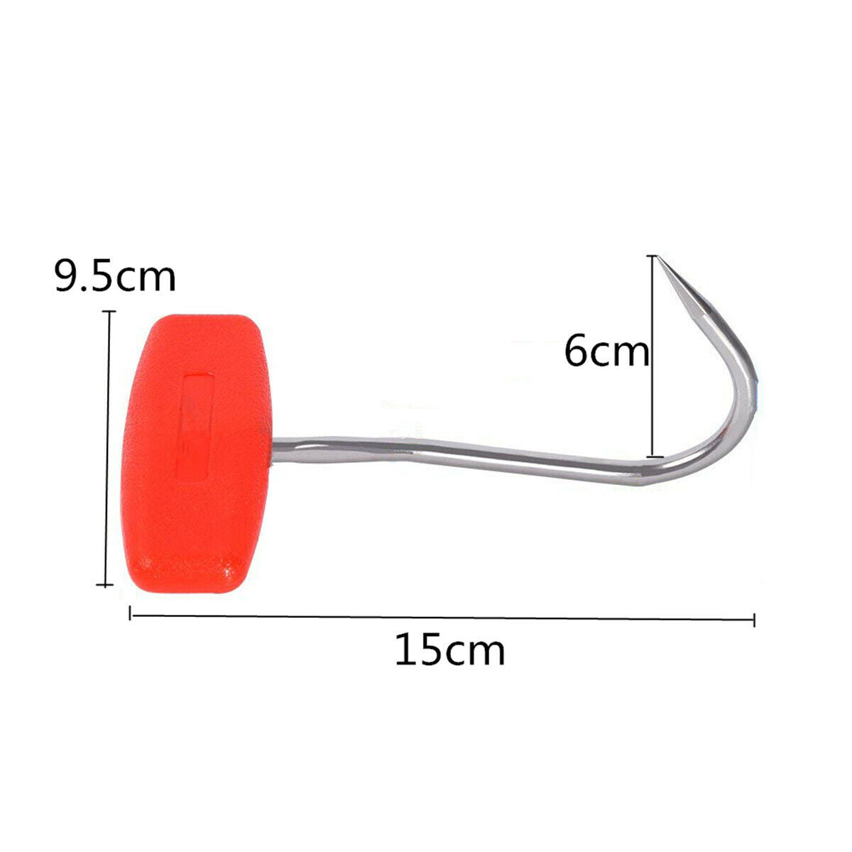 Butcher Boning Hook 5.9'' Stainless Steel Nonslip Handle Tool Hunter Chef Meat