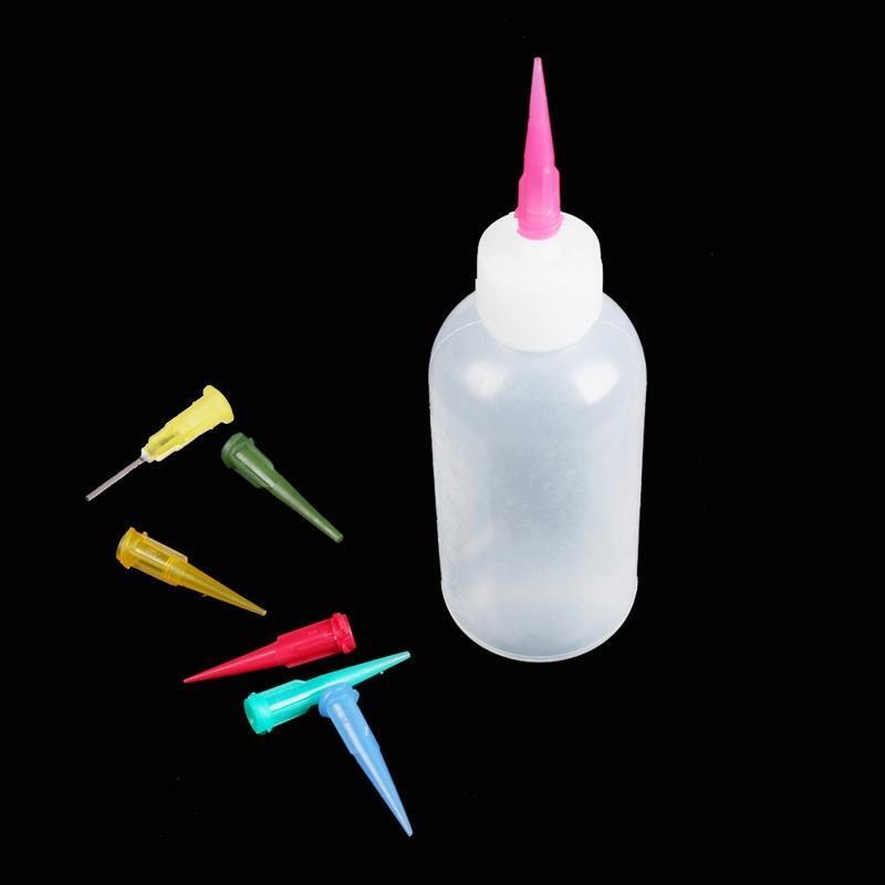 Jam Painting Squeeze Bottles with Nozzles for DIY Craft Frosting with Scale Tool