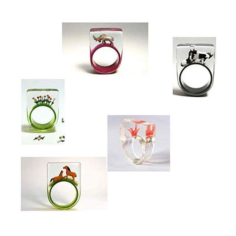 Assorted Sizes Square Ring Mold DIY Rectangular Head Ring Jewelry Making US 7-12