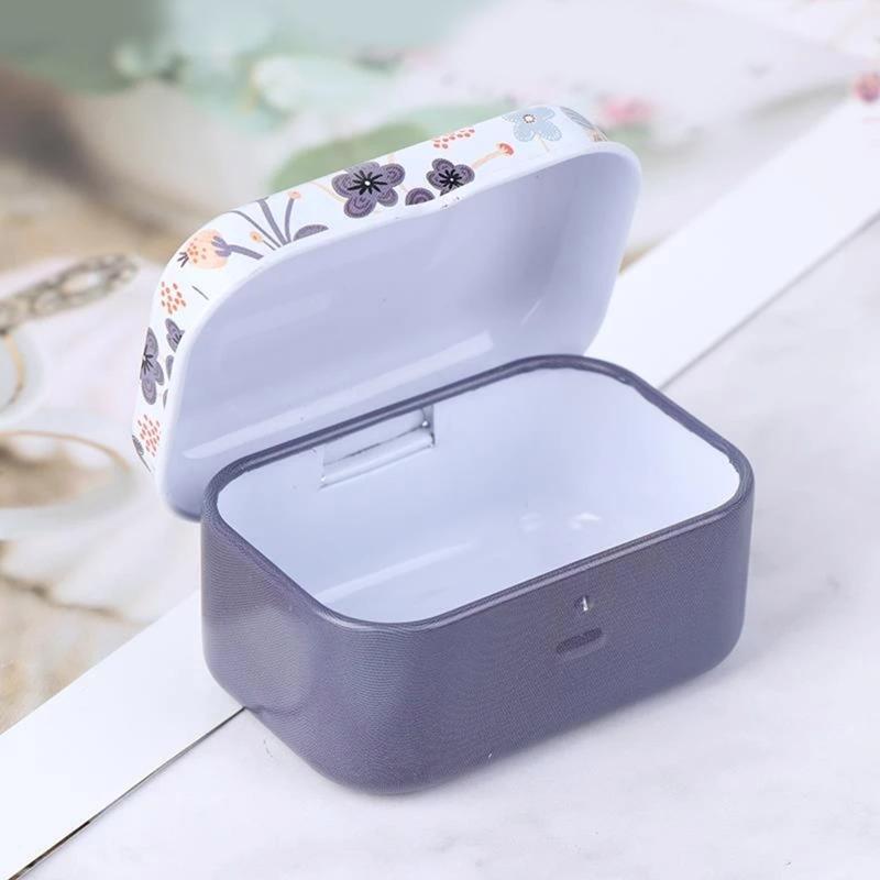 Candy Box Small Storage Box Tinplate Tin Cans for Candle Lip Balm Eye