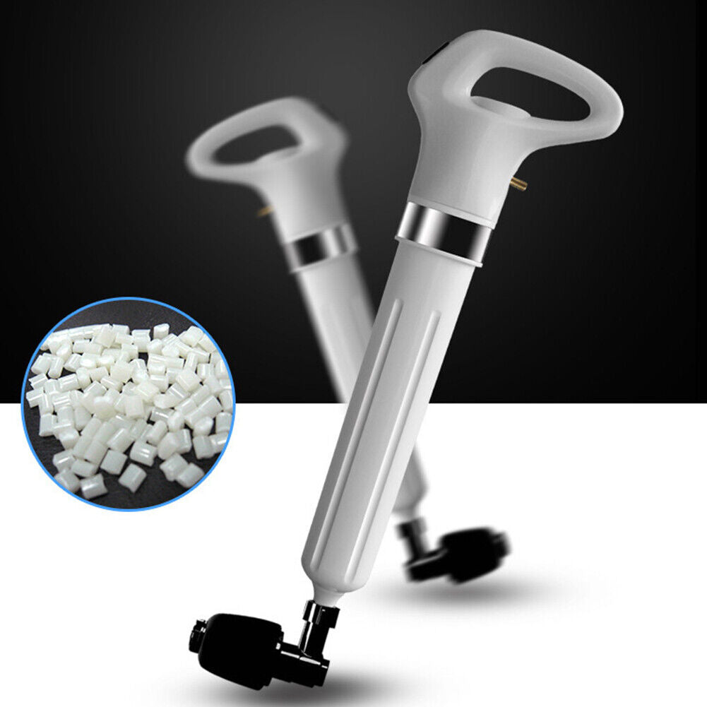 Toilet Dredger Pipe Air Power Blaster Drain Unblocked High Pressure Plunger
