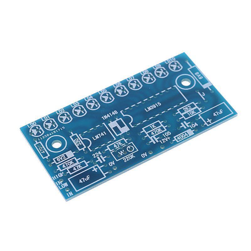 LM3915 10 LED Audio Level Indicator DIY VU Meter Preamp Power Amplifier Indicate
