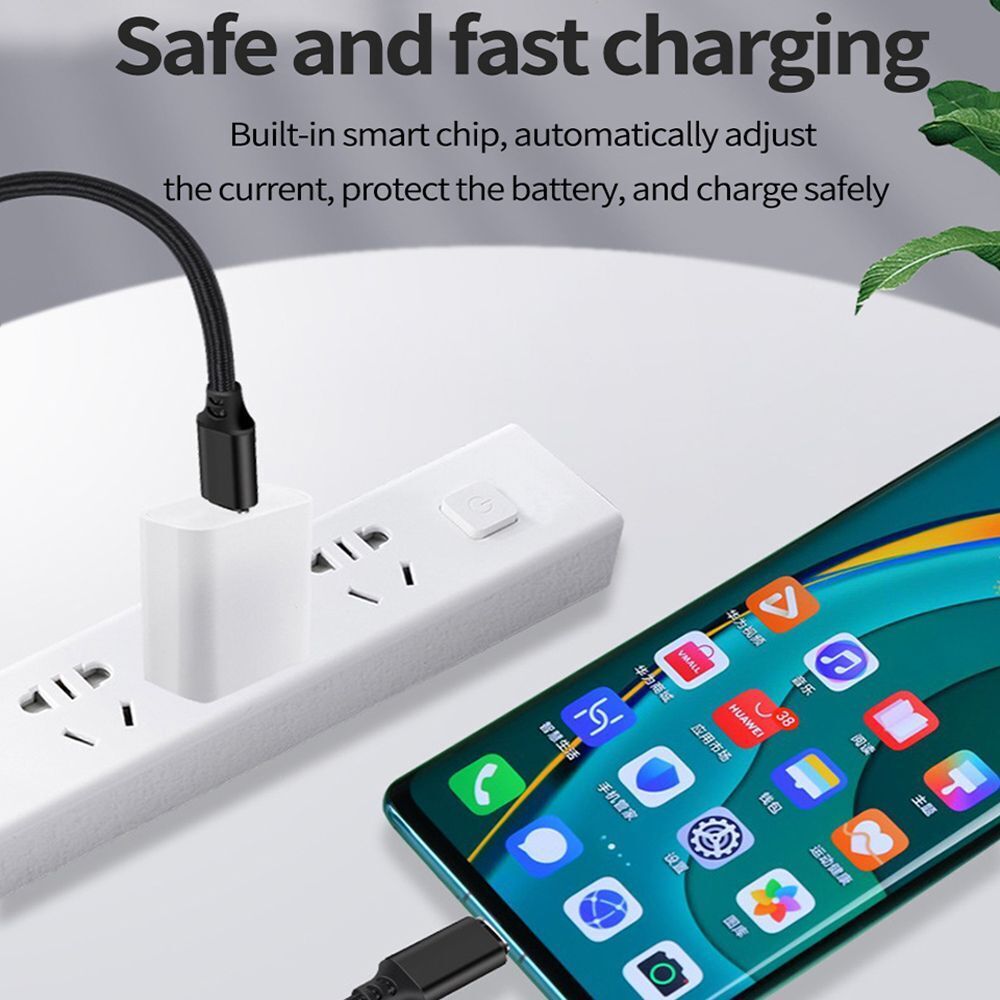 Extension Cable Type-C Male To Male PD 60W USB C Cable 3A Fast Charging