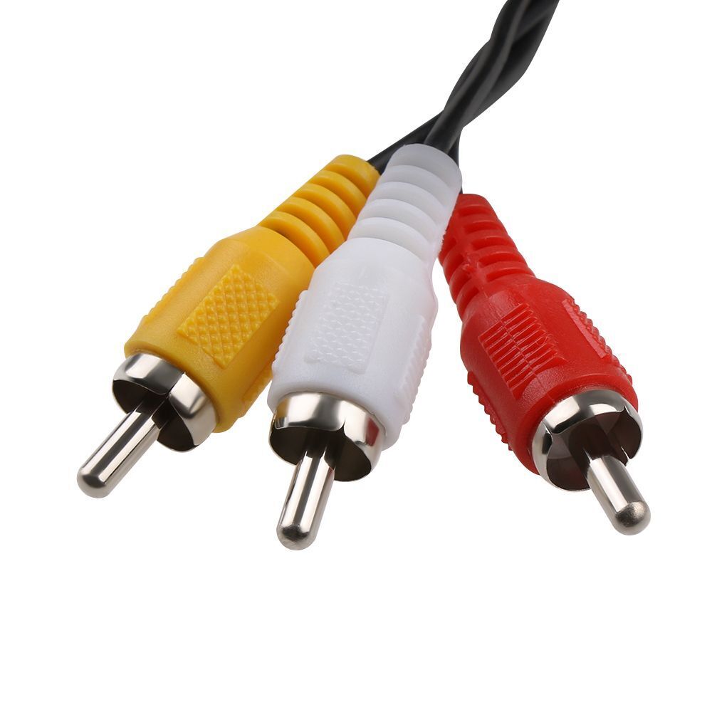 AV To RCA 6' Audio Video Cord Cable  For Super Nintendo GameCube N64 SNES NGC