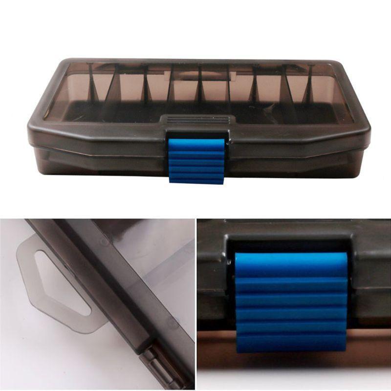 5 Compartment Fishing Tackle Box Bait Lure Hooks Box Multi-function Storage Case
