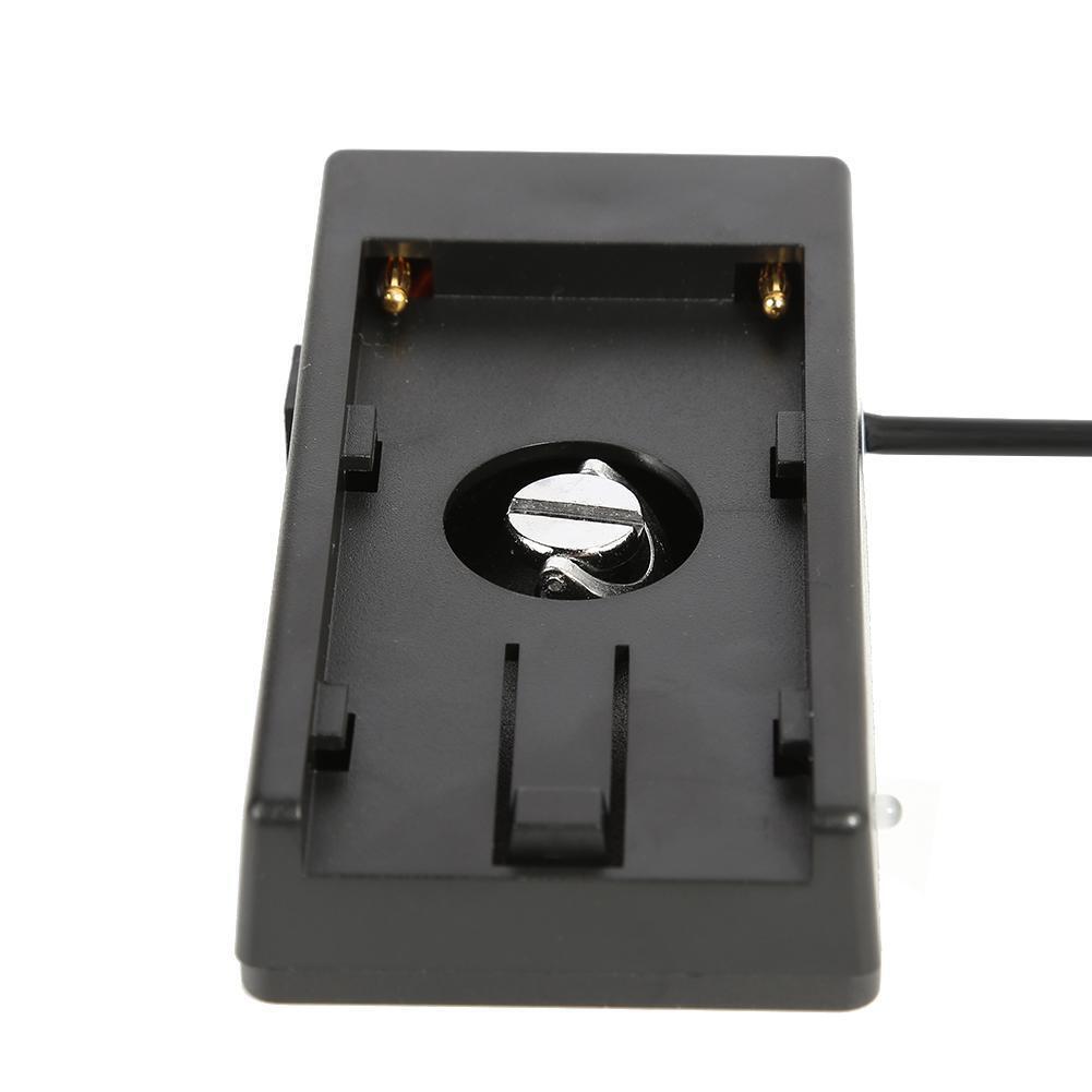 Battery Adapter Buckle Plate w/7.4V DC5.5 2.1mm Plug for Sony NP-F Series