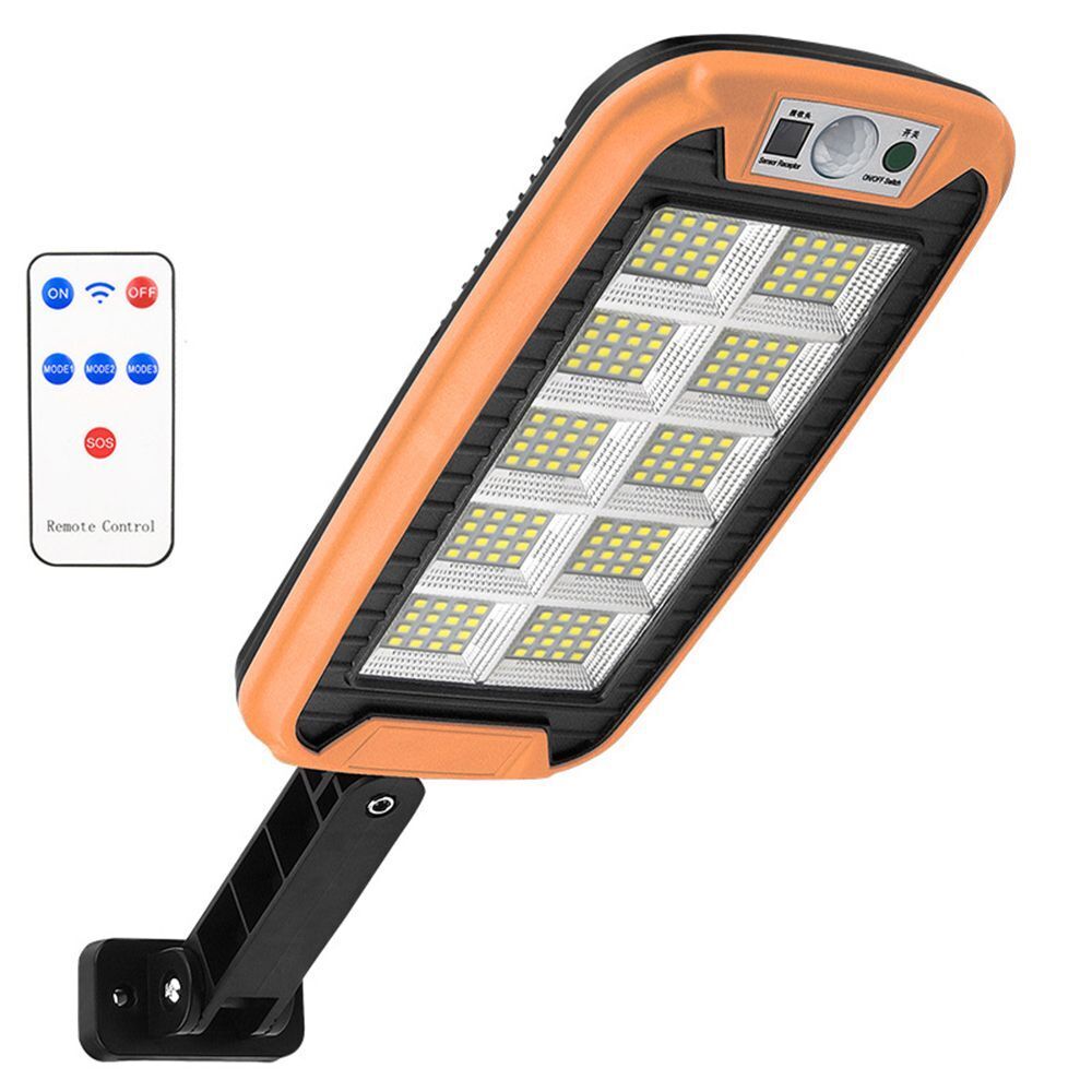 Light Smart Remote Control PIR Motion Sensor Lamp 160 LED Solar Street Light