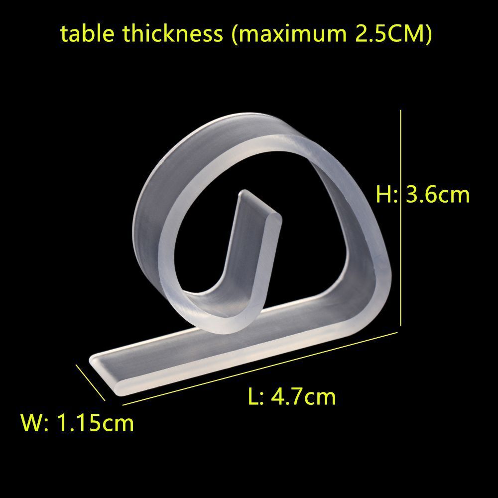 Adjustable Clear Tablecloth Clamp Hold Stable Table Cover Clip Clothes Pegs