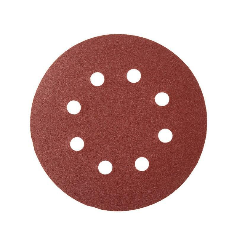100pcs 125mm Round Shape Sanding Discs Hook Loop Sanding Paper Buffing Sheet
