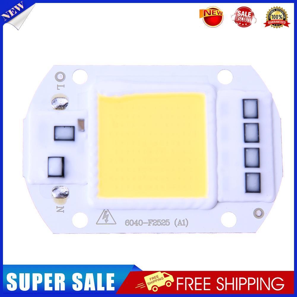 50W LEDs Floodlights COB Chip 220V Input Integrated IC Driver(White)