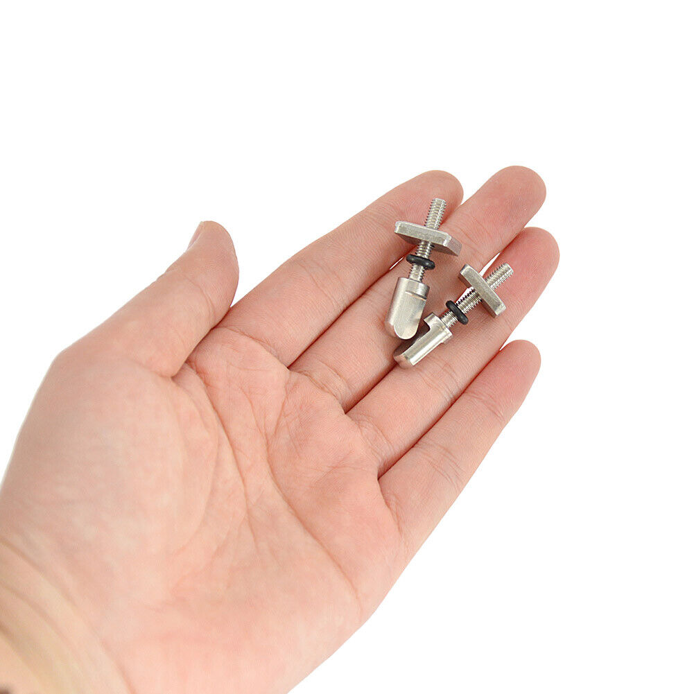 2pcs Surfboard Tail Fin Screw M4 Fin Nails Bolt Longboard Surfing Screws