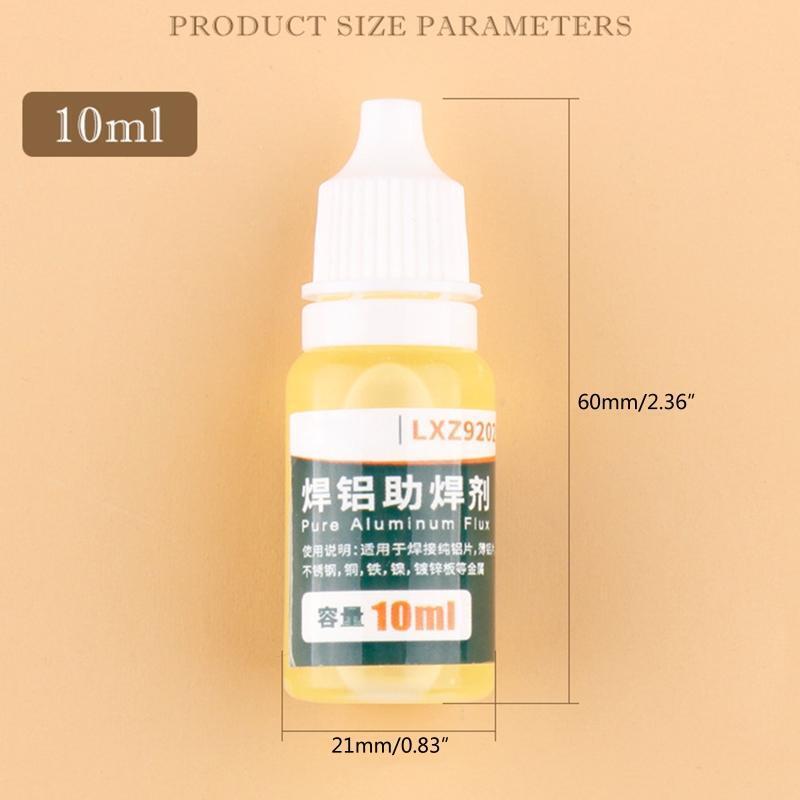 10ml/bottle Liquid Flux for Pure Aluminum Sheet Soldering Liquid Flux No-Clean