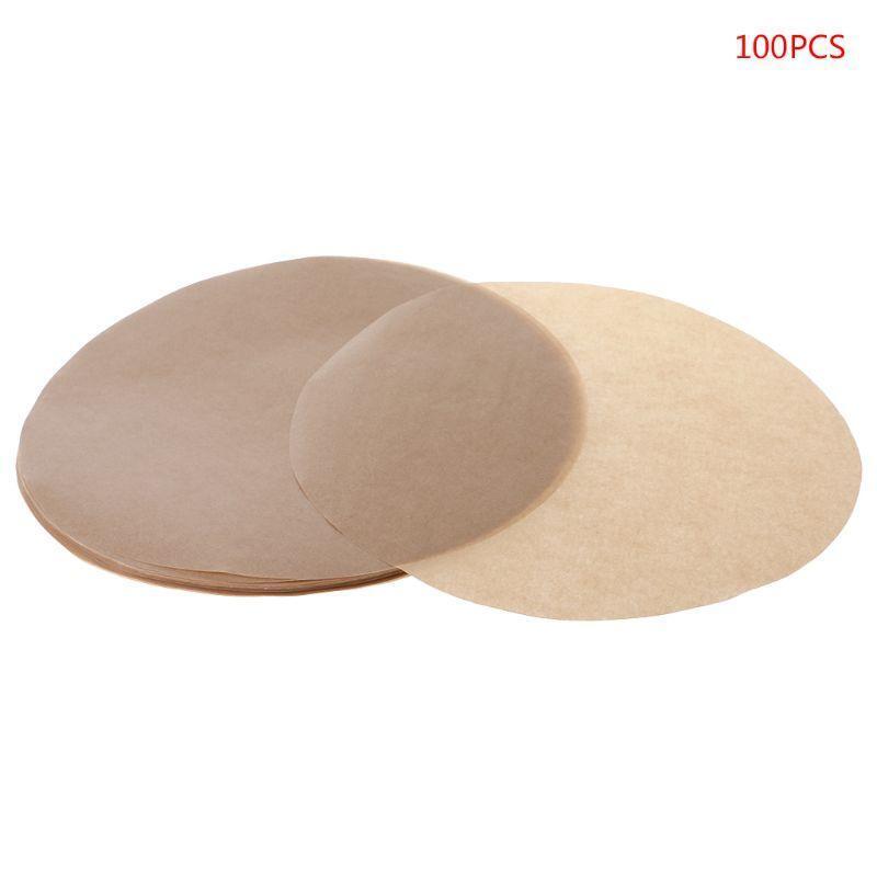 100pcs 8inch Parchment Paper Cookie Baking Sheets Liners Round Cake Pan