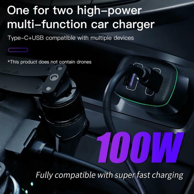 Compatible with Mavic 3/Mavic Mini 2,100W Car Charger Drone Accessories