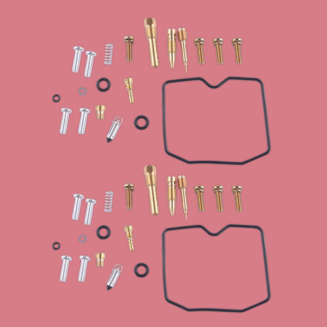 2sets Carburetor Repair Rebuild Kit Fit For Kawasaki KLR250 1987-2002