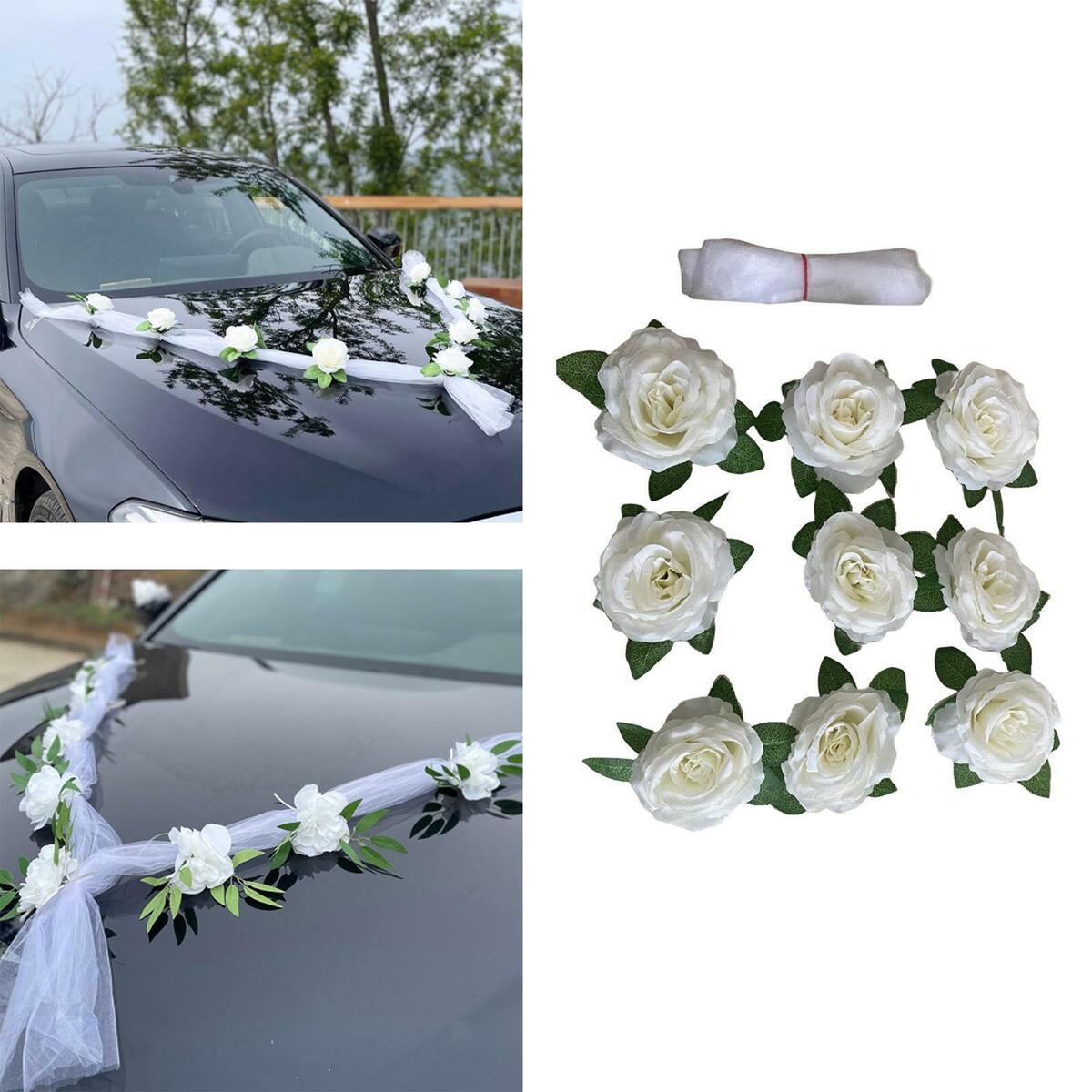 DIY Wedding Car  Set for Bridal Car Decoration Accessories