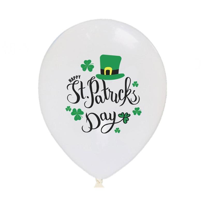 Saint Patricks Day Decors Shamrock Four Leaf Banner Flag Ballon Cake Toppers