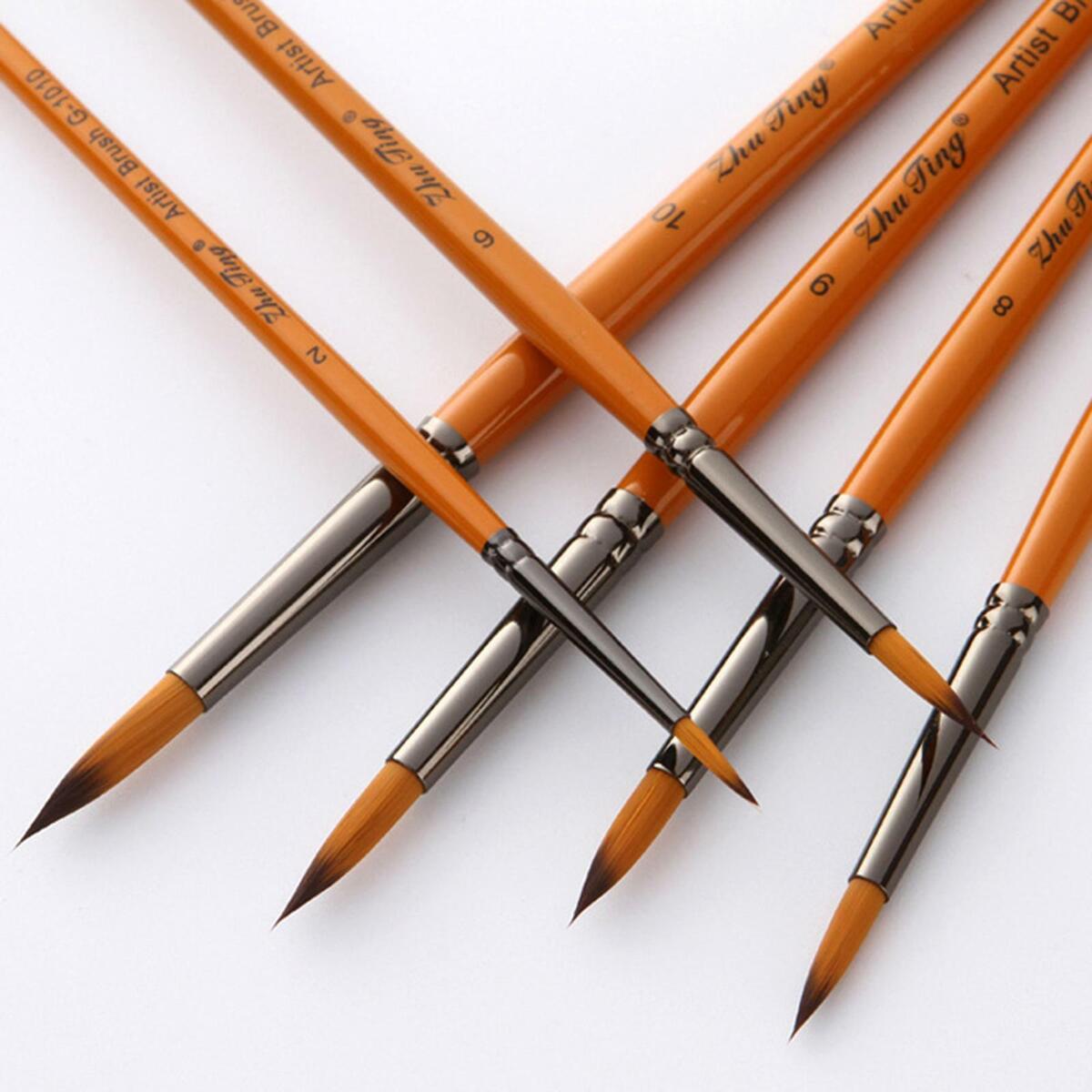 14pcs  Paint Brushes Professional Paint Brush Gouache